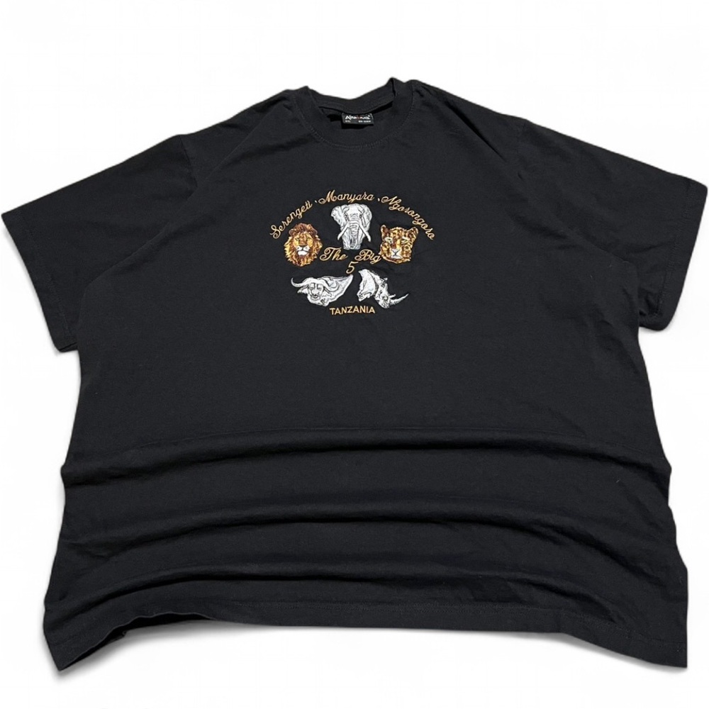 Vintage Embroidered Big Cat Tee